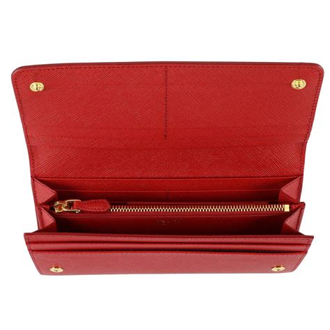 prada milano wallet red|Prada wallet price.